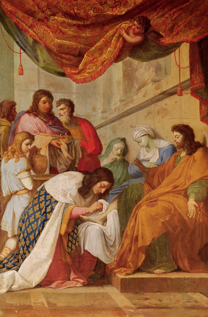 Saint Louis Guérissant les Malades - Eustache Le Sueur