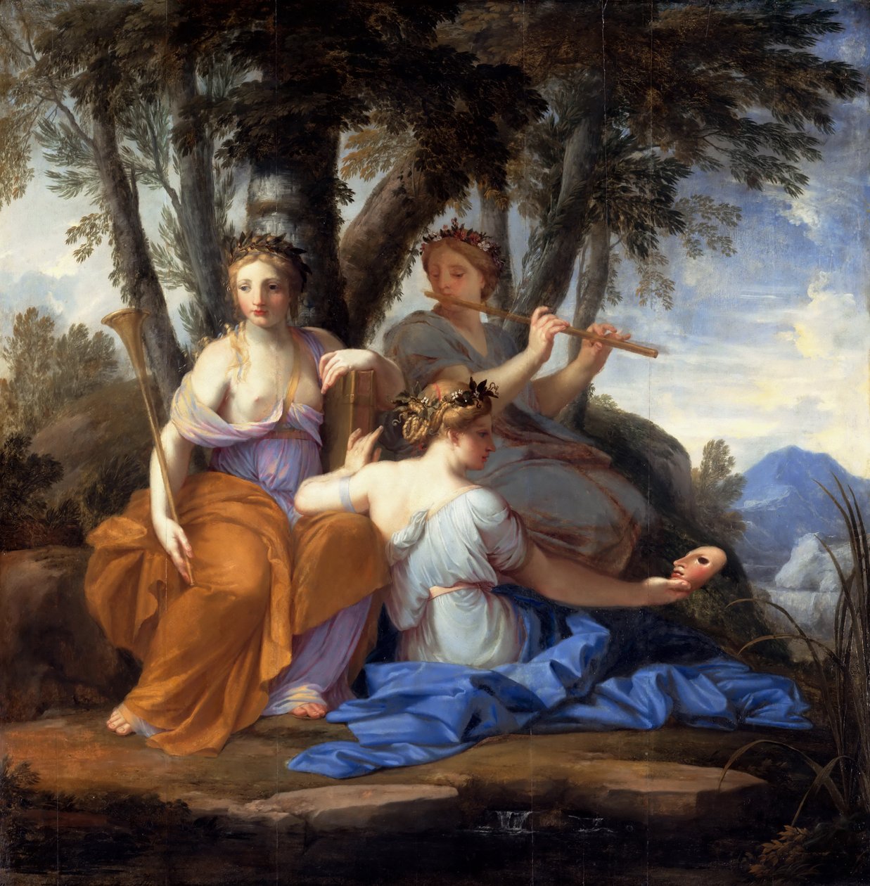 Les Muses Clio, Euterpe et Thalia - Eustache Le Sueur