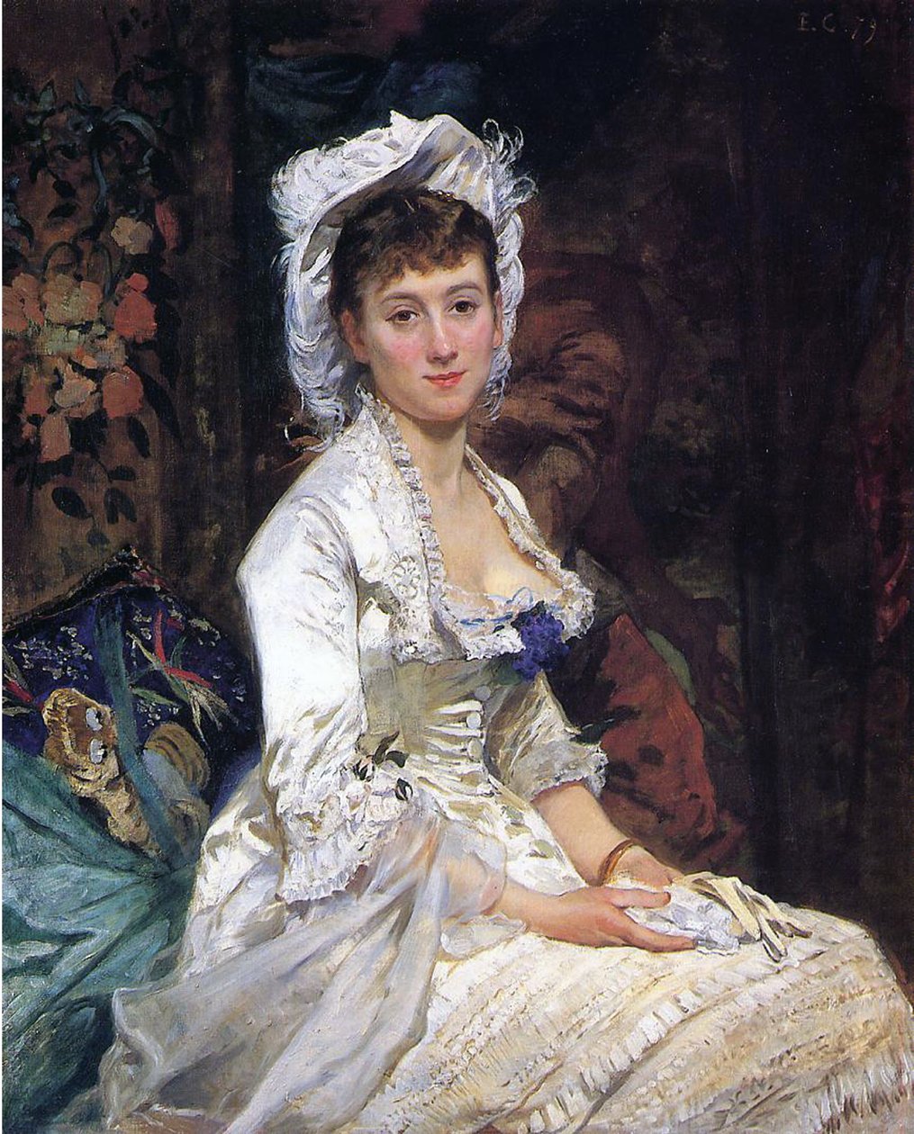 Femme en blanc, 1879 - Eva Gonzalès