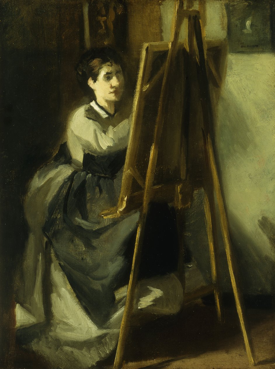 La jeune élève, vers 1870 - Eva Gonzalès