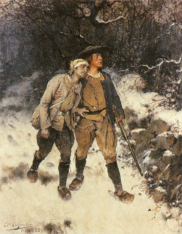 Chouans en déroute - Evariste Carpentier