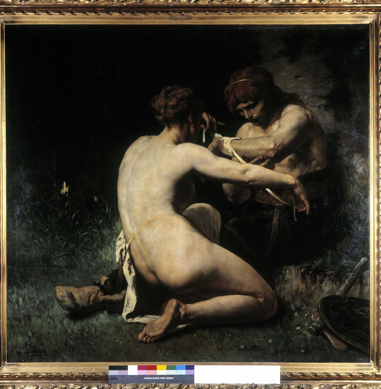 Les Gaulois blessés - Evariste Vital Luminais