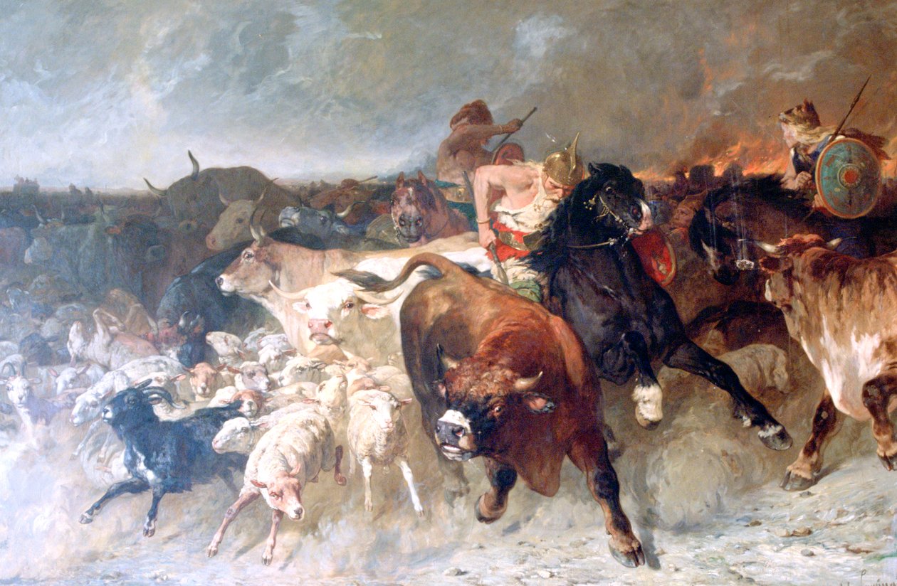 Pilleurs, 1867 - Evariste Vital Luminais