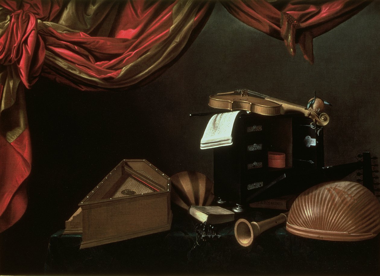 Nature morte avec instruments de musique - Evaristo Baschenis