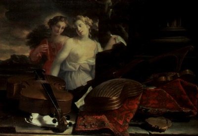 Scène musicale - Evaristo (circle of) Baschenis