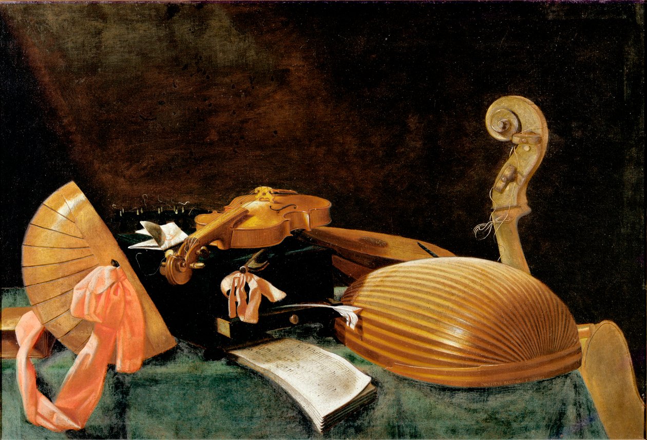 Nature morte avec instruments de musique - Evaristo Baschenis