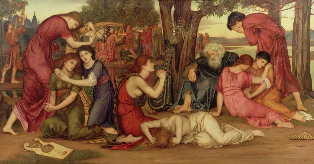 Près des Eaux de Babylone, 1882-83 - Evelyn De Morgan