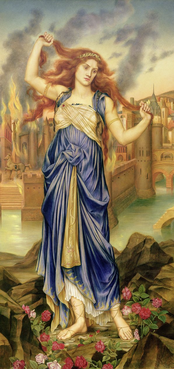 Cassandra, 1898 - Evelyn De Morgan