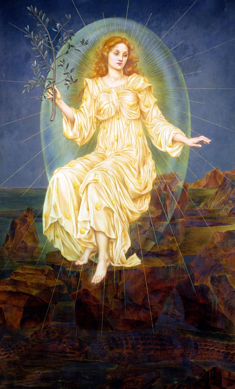 Lux in Tenebris, 1895 - Evelyn De Morgan