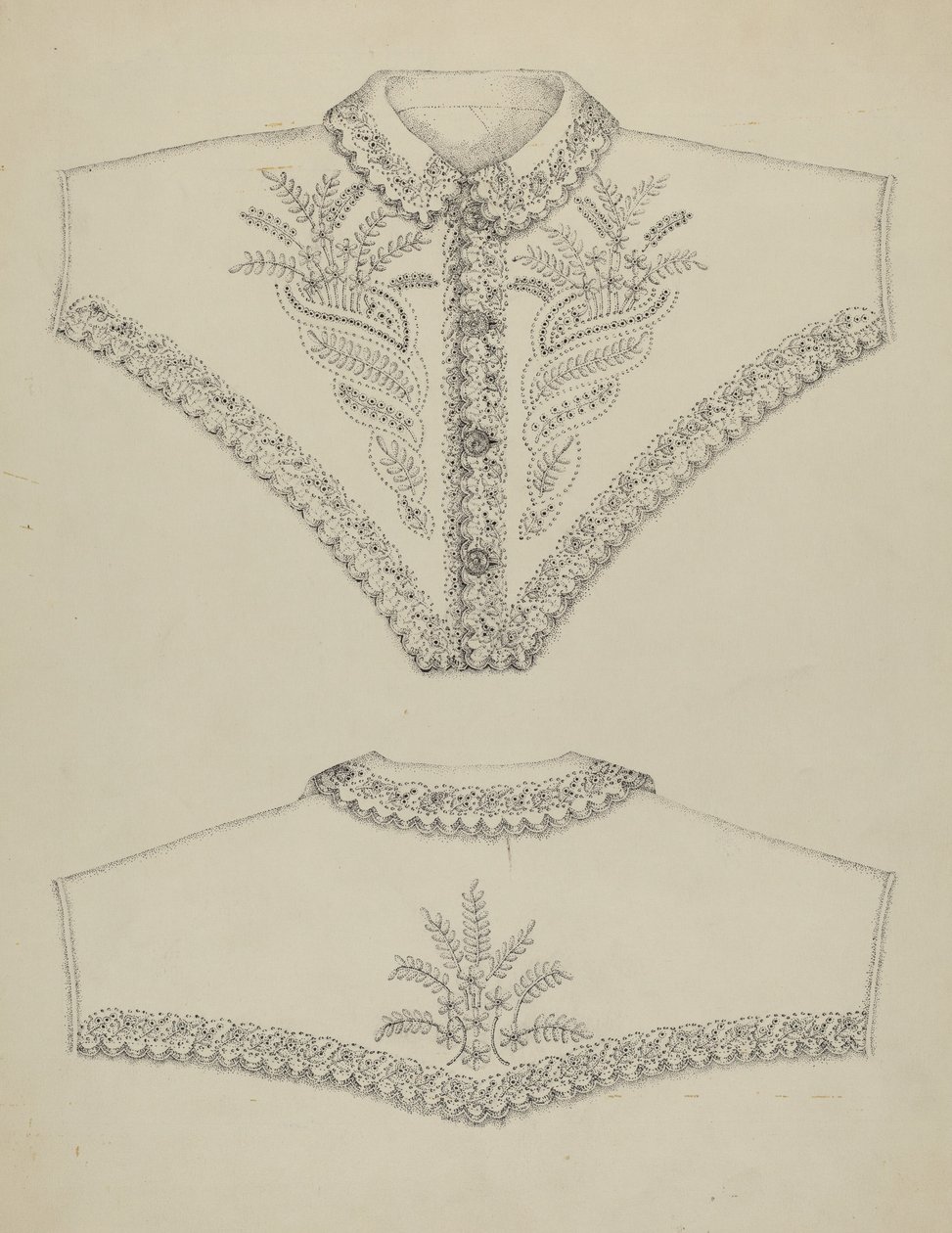 Robe de nuit brodée - Evelyn Bailey