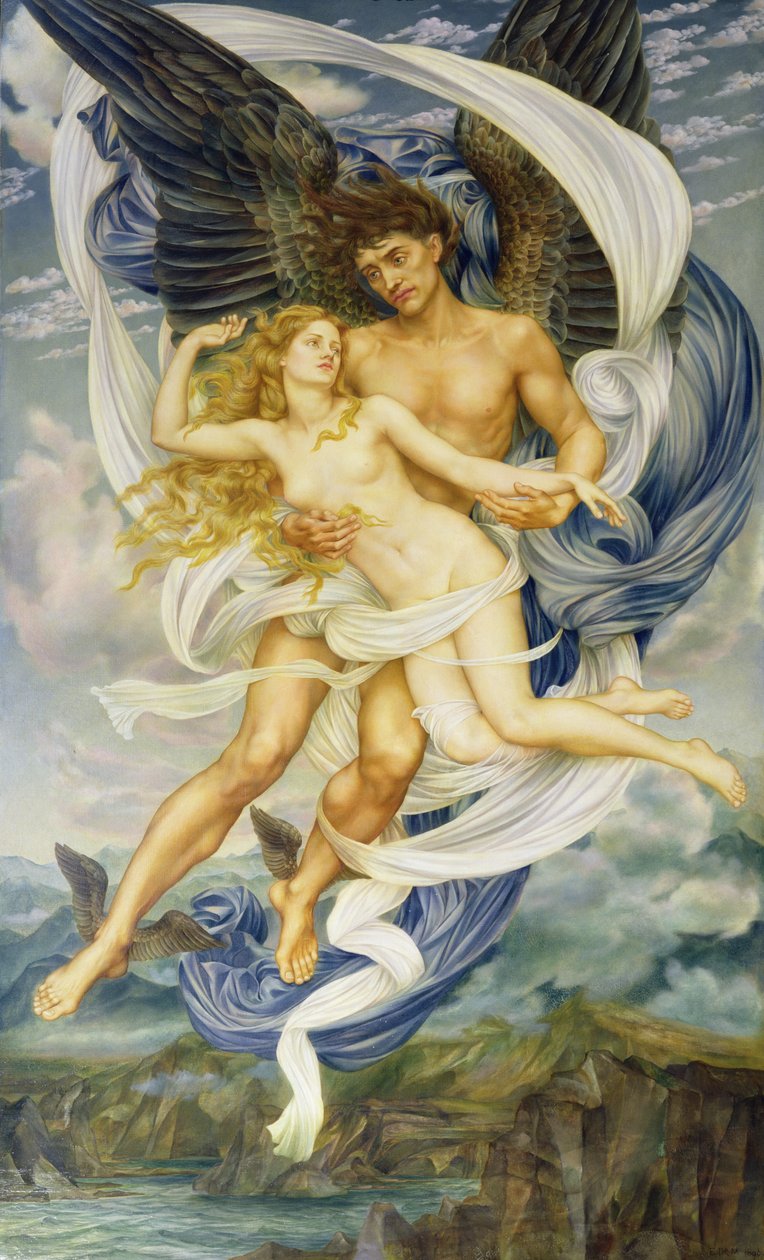 Borée et Orithye - Evelyn De Morgan