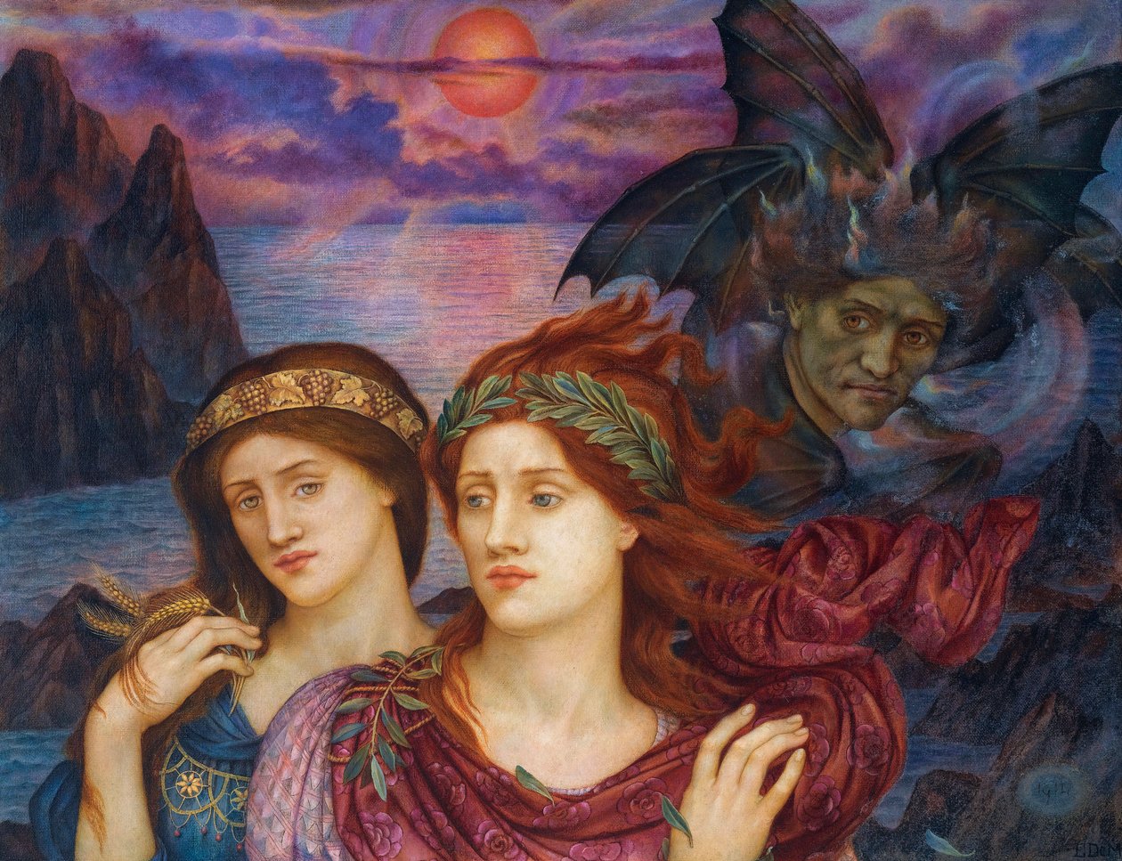 Les peintures préraphaélites : La Vision - Evelyn De Morgan