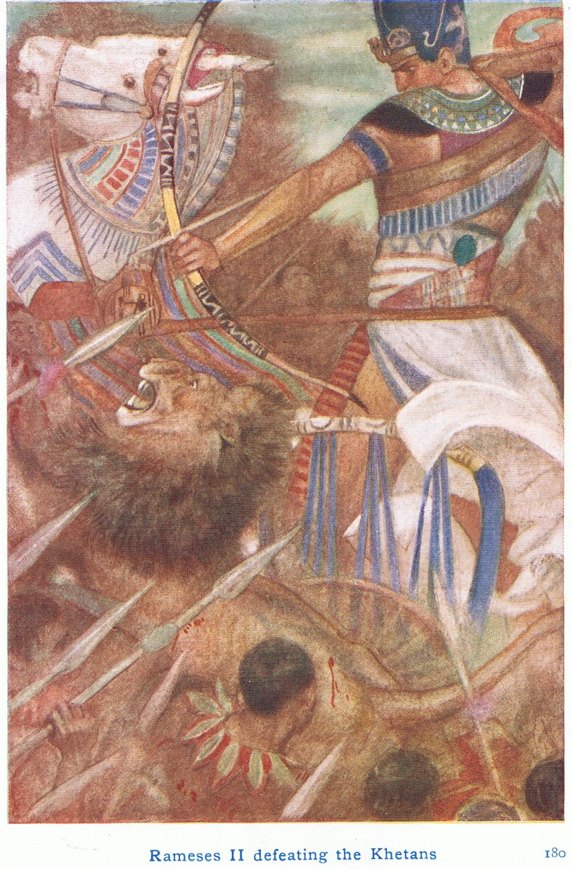 Ramsès II battant les Khetans - Evelyn Paul