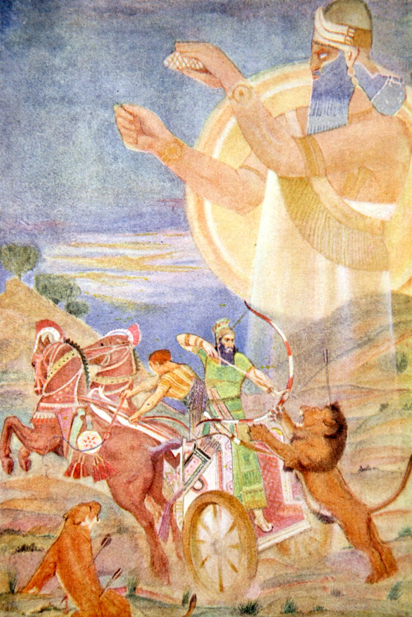 Tiglath-Pileser I dirigé par Ninib, 1916 - Evelyn Paul