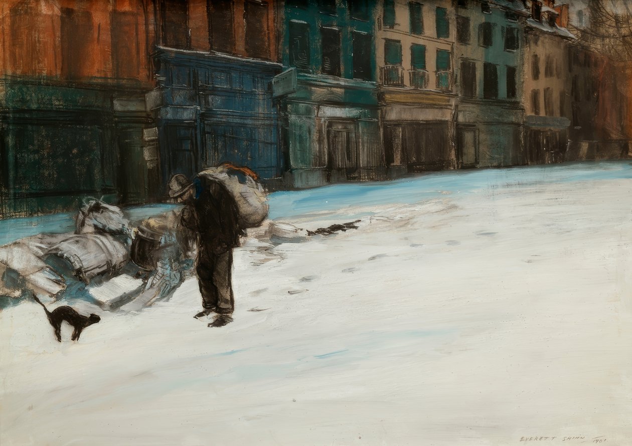 La ville fatiguée (Tôt le matin, Paris) - Everett Shinn