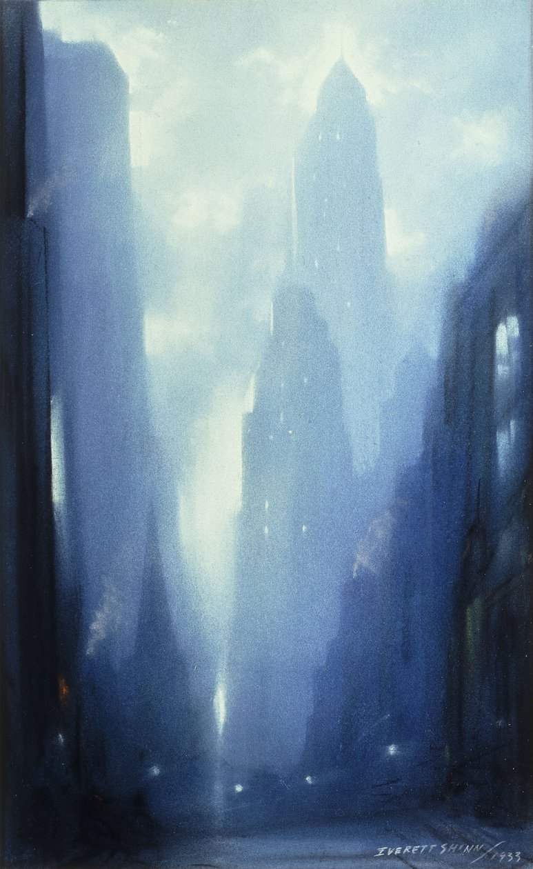 New York la nuit - Everett Shinn