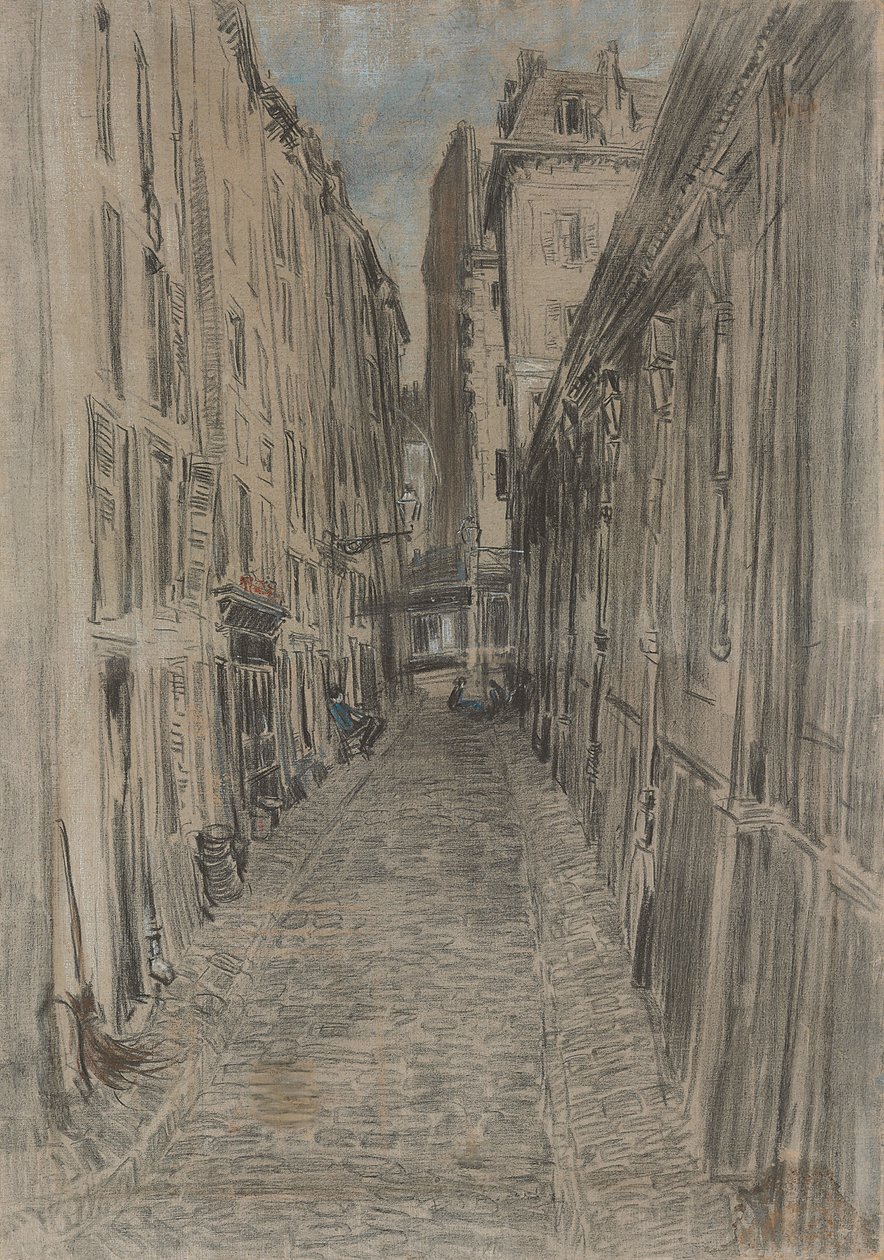 Rue à Paris - Everett Shinn