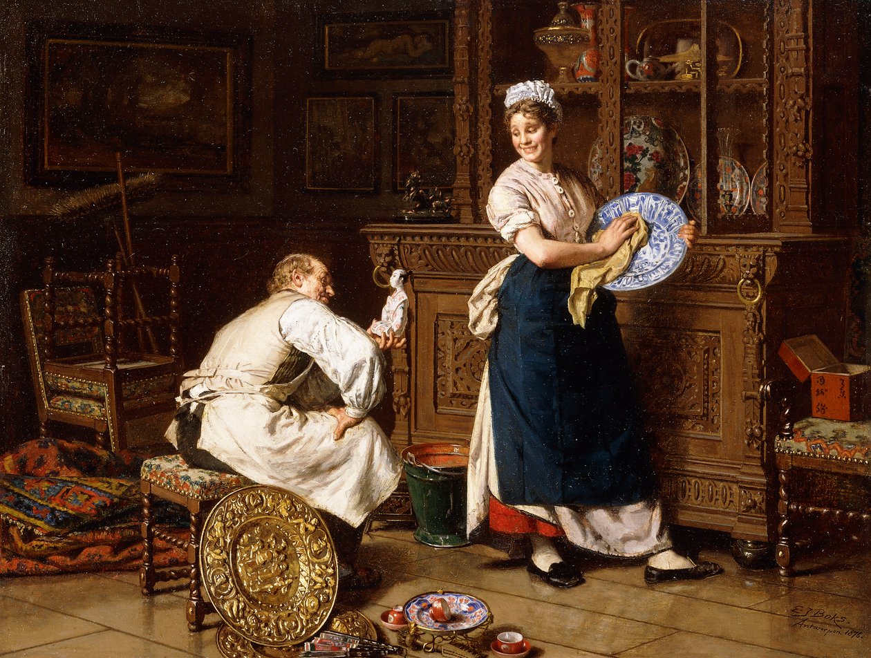 Nettoyage de printemps, 1876 - Evert Jan Boks