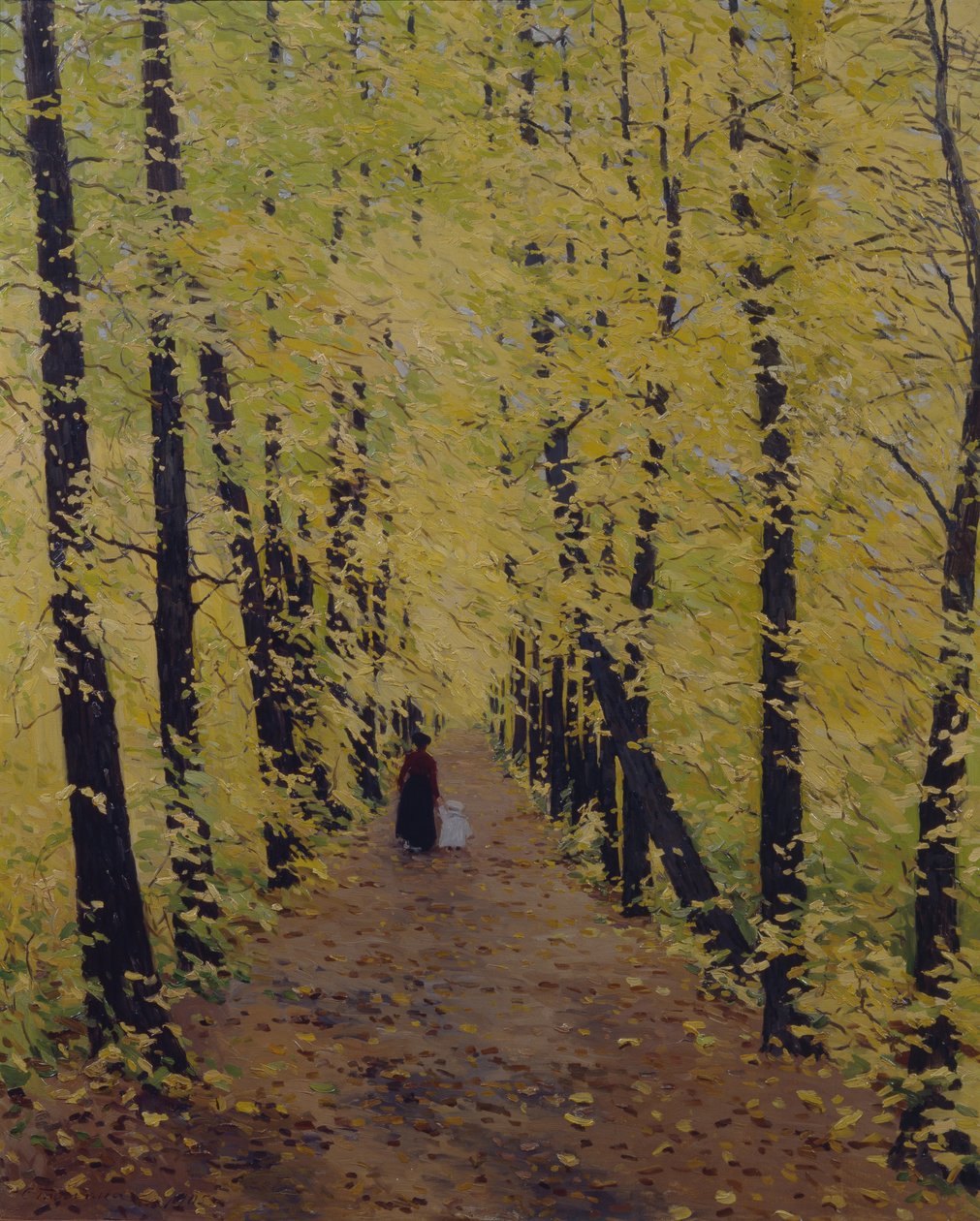 Automne, 1905 - Evgeni Ivanovich Stolitsa