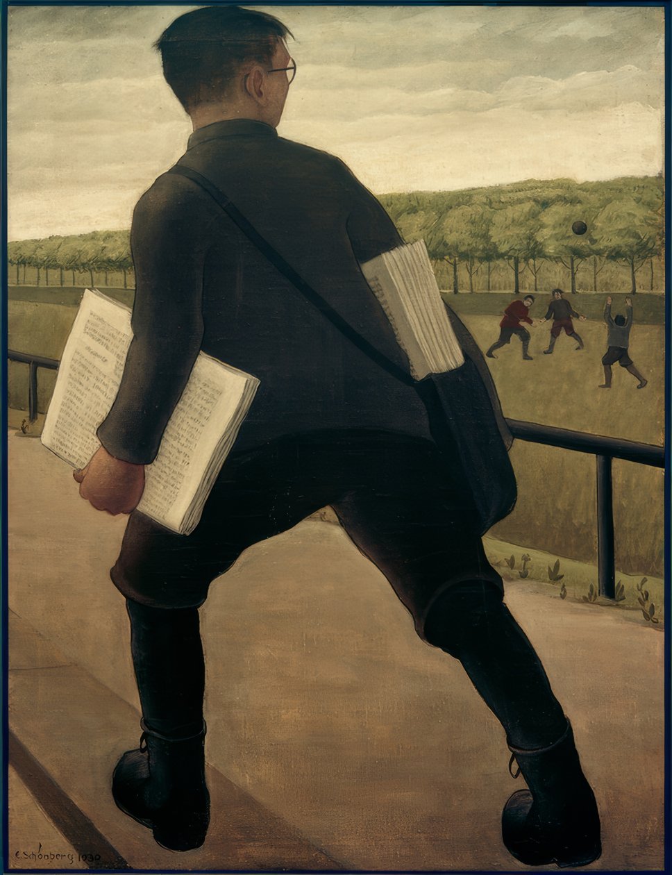 Garçon de journaux - Ewald Schönberg