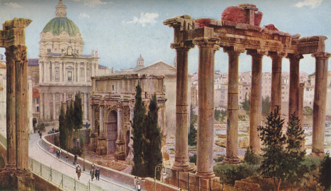 Rome, vers 1930 - Ewing Galloway