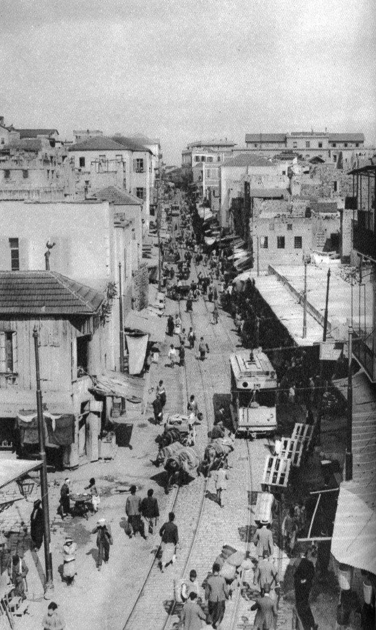 Scène de rue, Beyrouth, Liban - Ewing Galloway