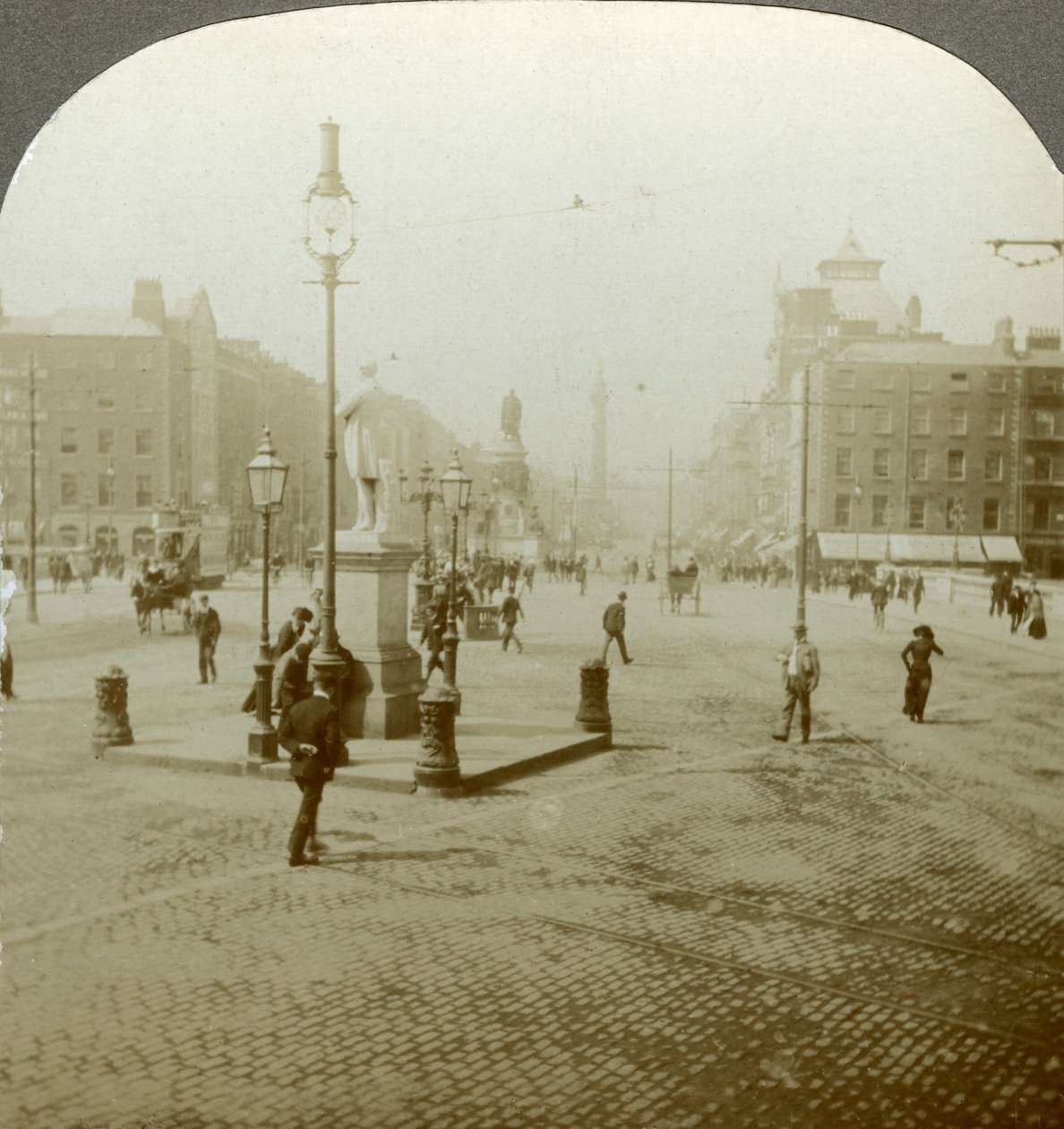Rue Sackville, Dublin, Irlande - Excelsior Stereoscopic Tours