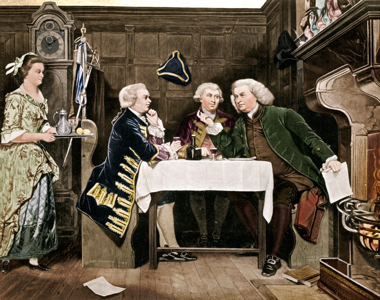 Dr Johnson, Goldsmith et Boswell, 1909 - Eyre Crowe