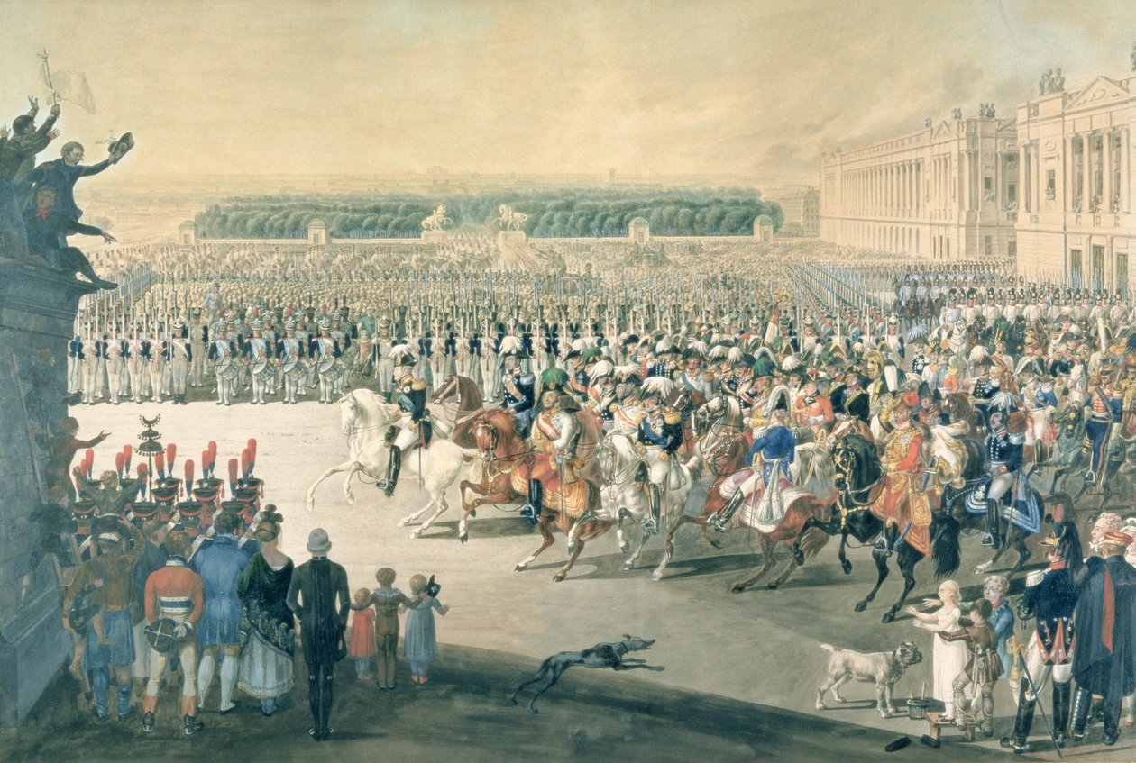 Marche des forces alliées à Paris, 1815 - F. Malek