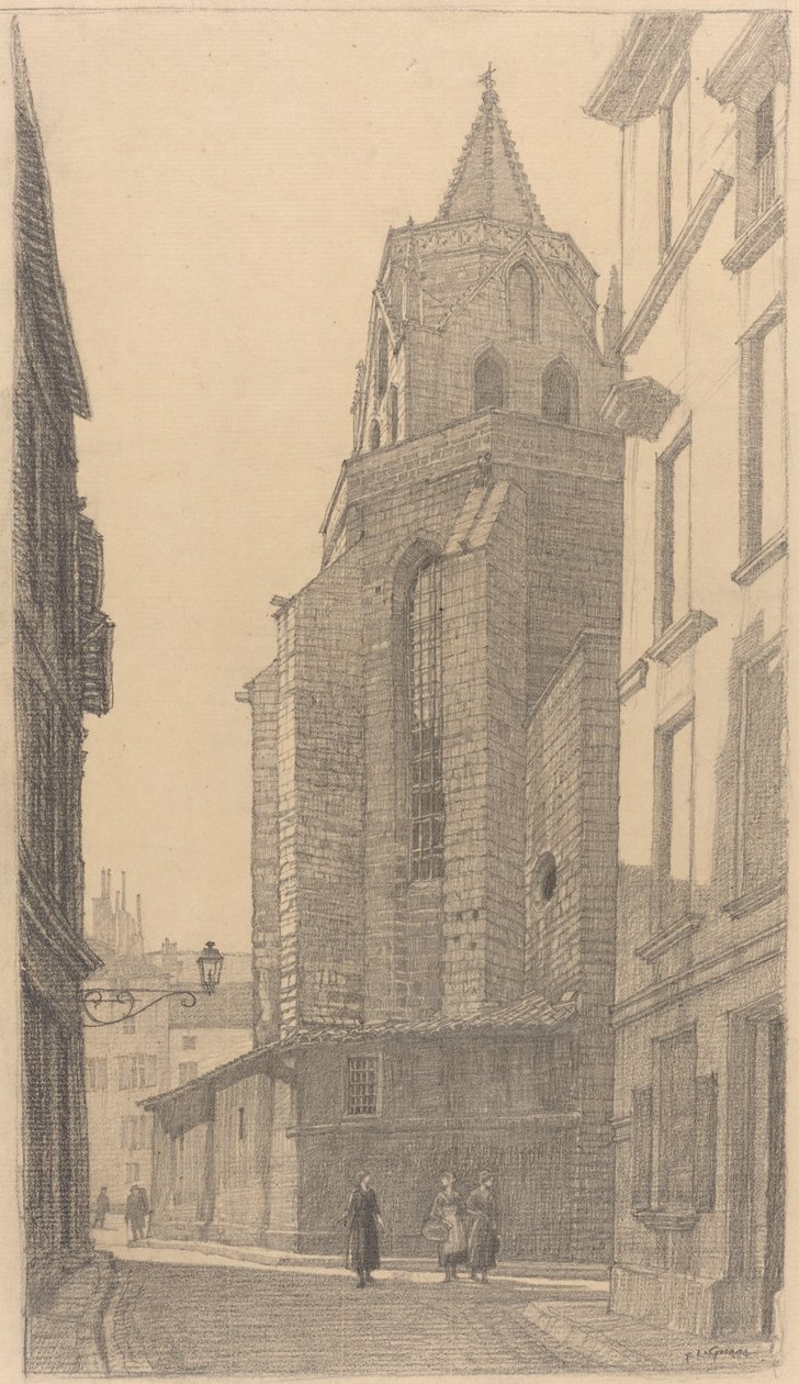 Abside de St.-Didier, Avignon - F.L. Griggs