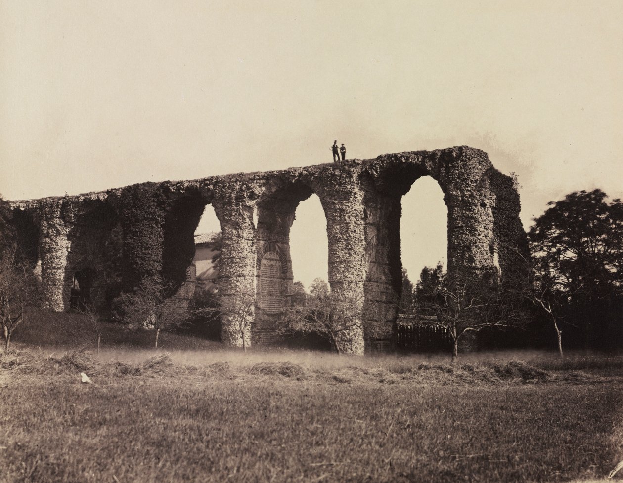 Aqueduc romain, Beaunant, France, vers 1857 - F. Chabrol