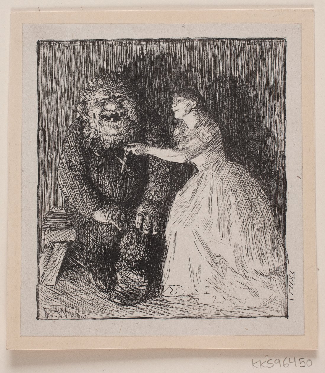 Illustration pour "Følgesvenden" - F. Hendriksen