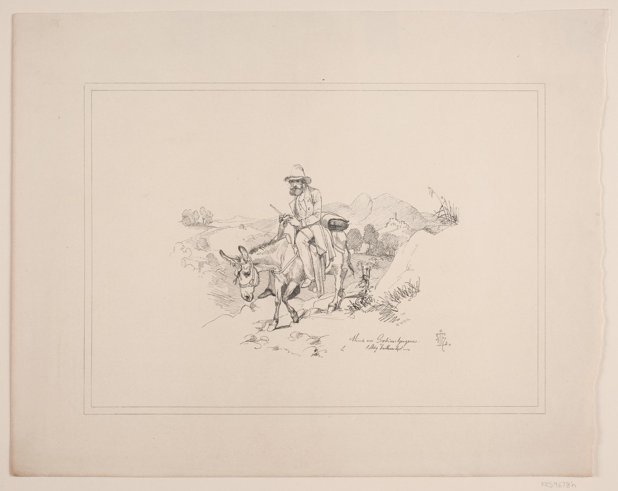 Souvenir des montagnes Sabines - F. Hendriksen