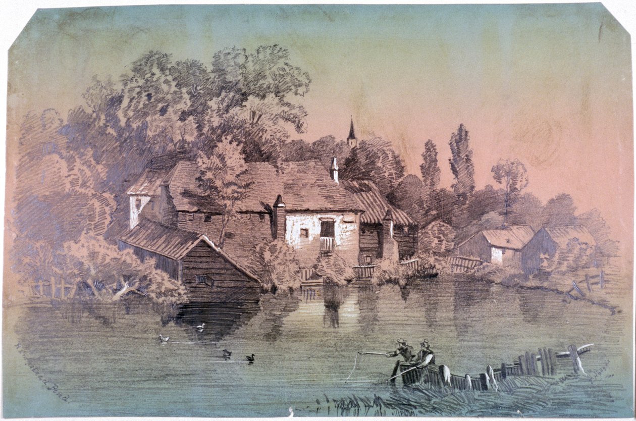 Hampstead Heath, Hampstead, Londres, vers 1850 - F Hodges