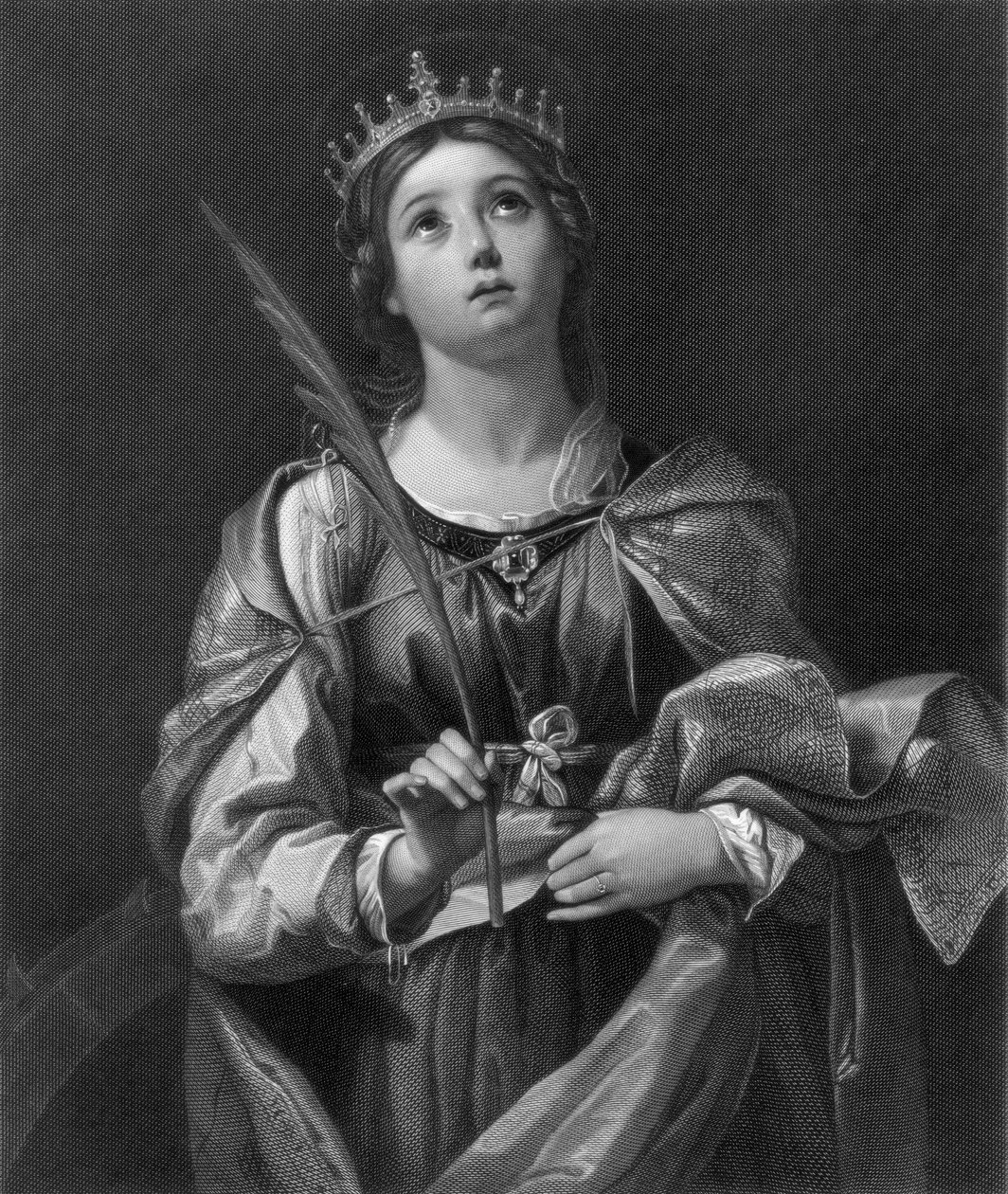 Sainte Catherine, 19ème siècle - F Knolle