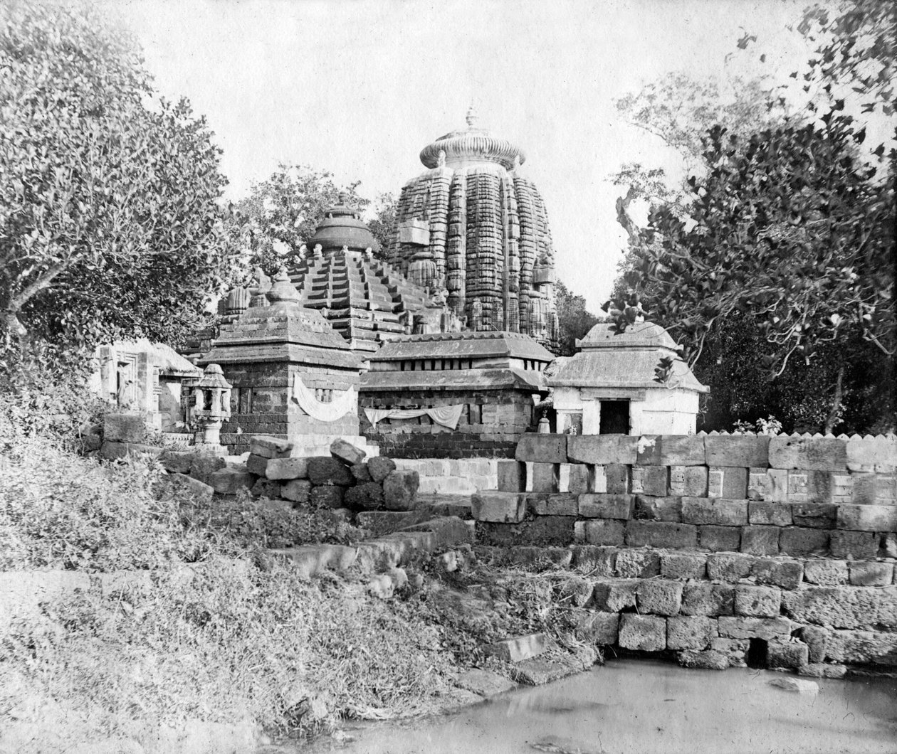 Temple de Lingaraj, Bhubaneswar, Orissa, Inde, 1905-1906 - F. L. Peters