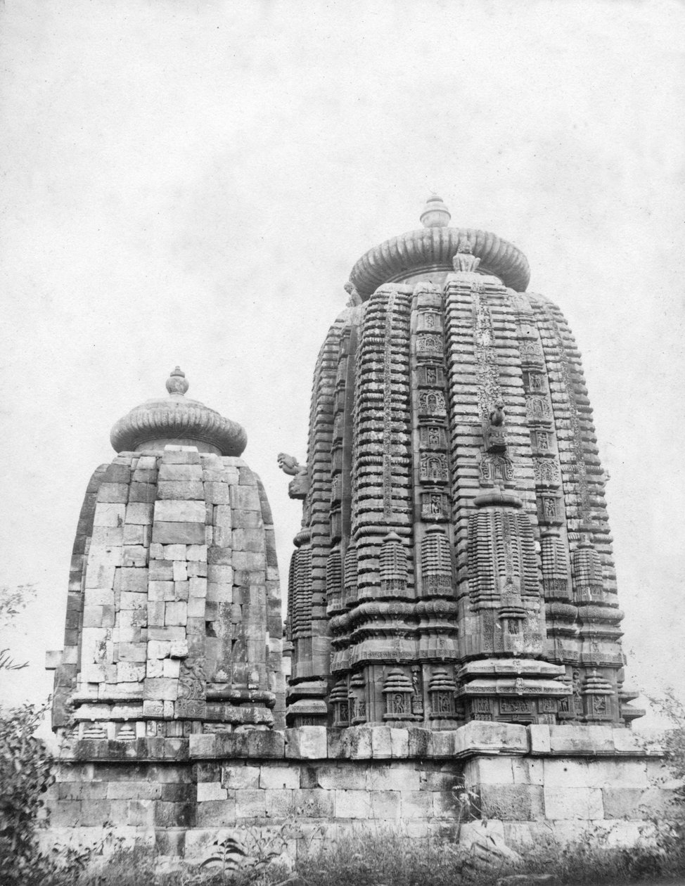 Temple de Lingaraj, Bhubaneswar, Orissa, Inde, 1905-1906 - F. L. Peters