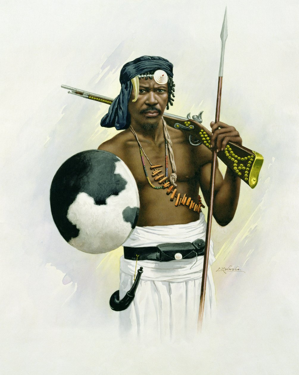Guerrier Sakalava - F. Ralambo