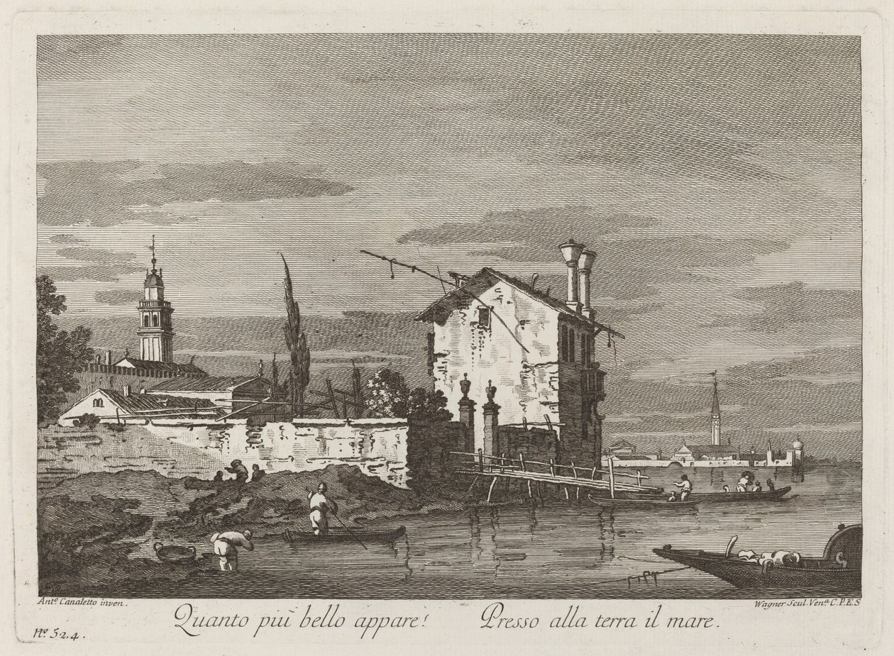Quanto più bello appare... - Fabio Berardi after Canaletto