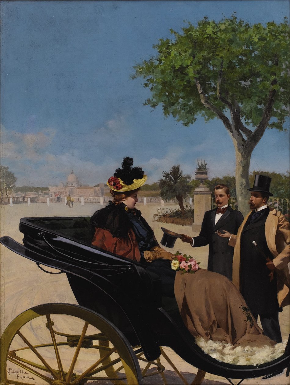Arrivée à la Villa Borghese - Fabio Cipolla