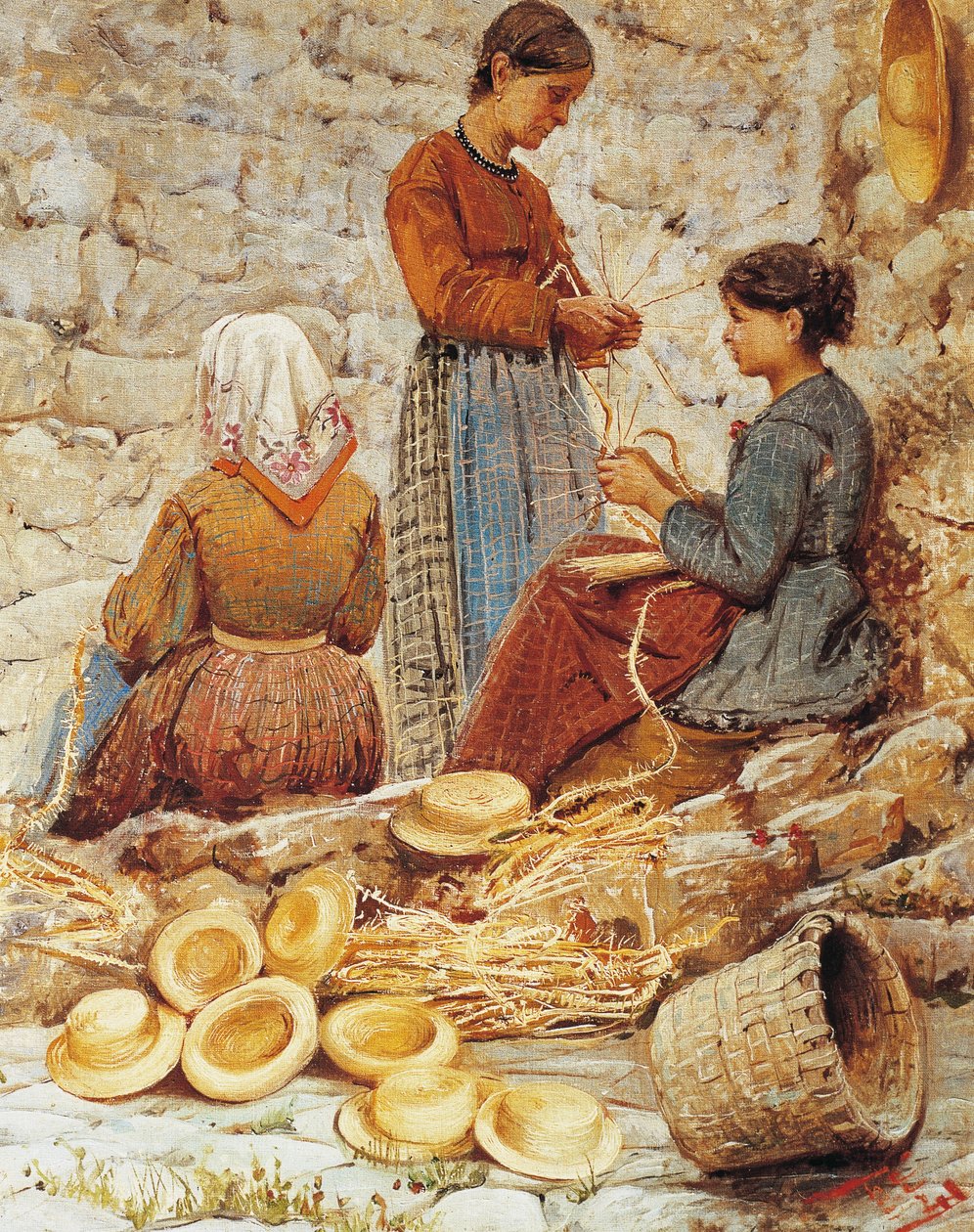 Tresseuses de paille toscanes (Trecciaiole) - Fabio Fabbi