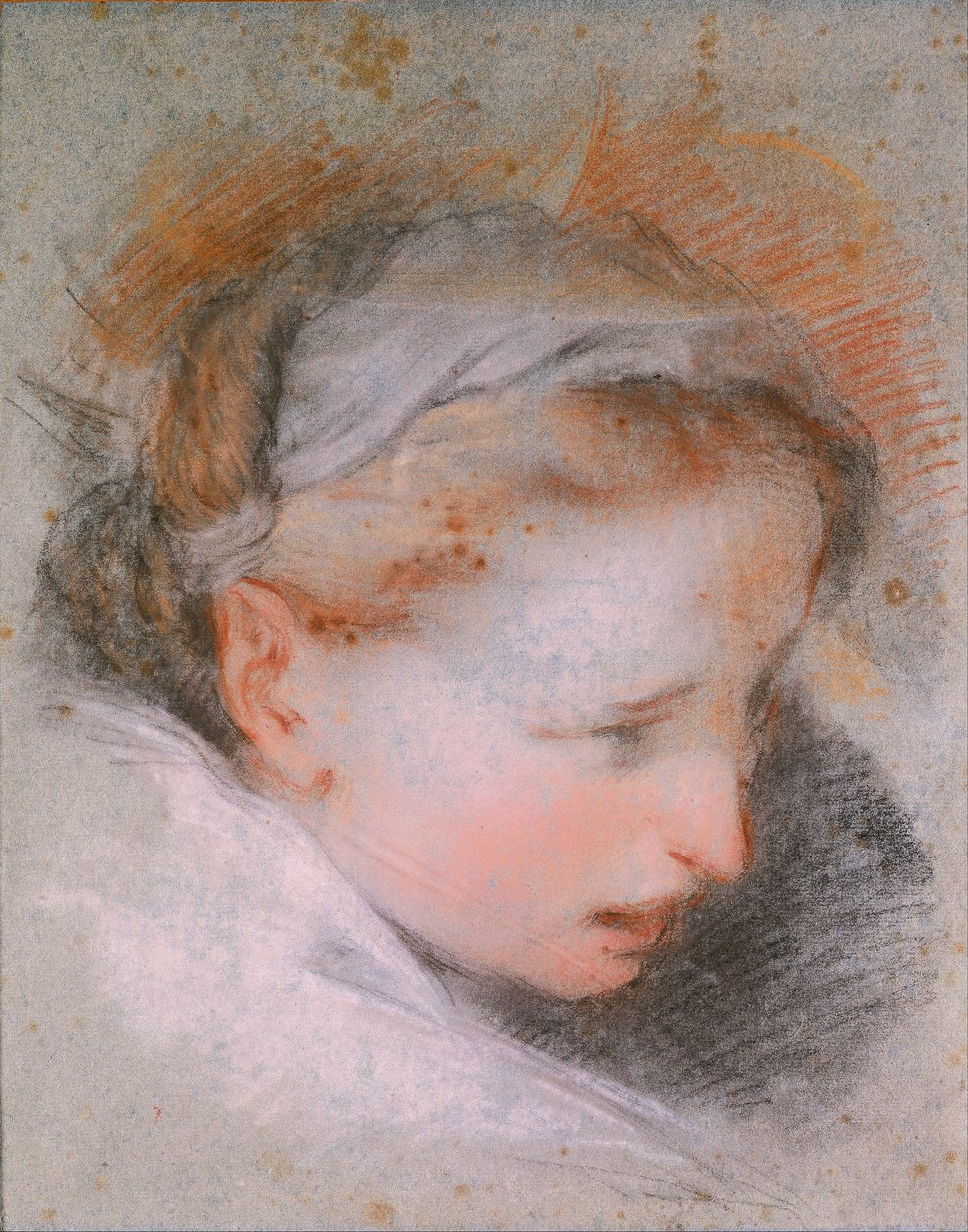 Tête de femme, 1568-1569 - Federico Barocci