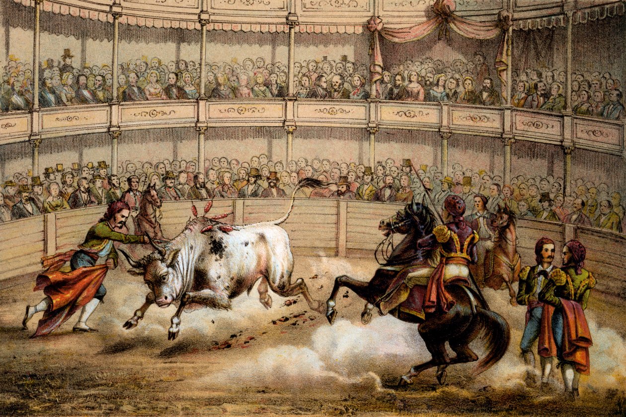 Corrida, 1840 - Federico Mialhe