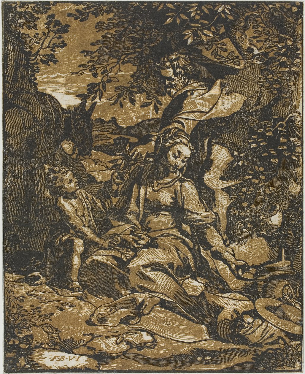 Repos lors de la fuite en Égypte - Federico Barocci