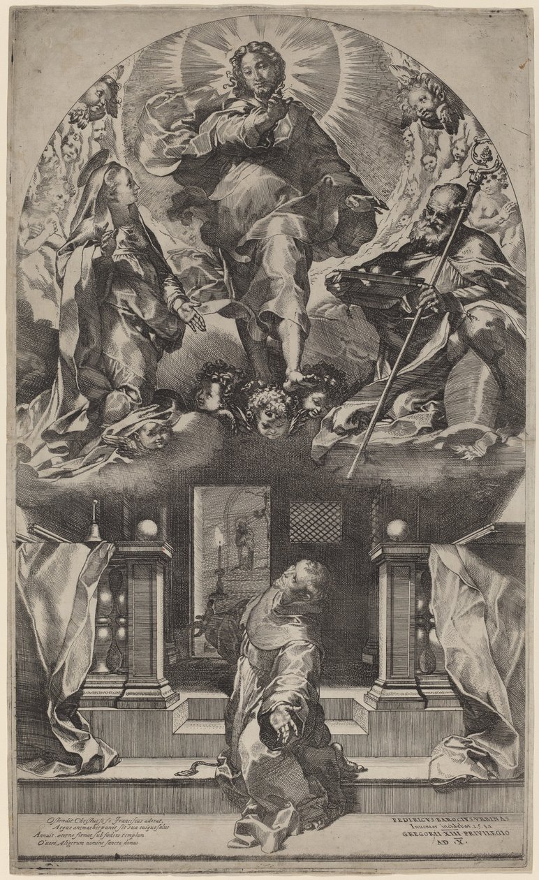 Vision de Saint François, 1581 - Federico Barocci