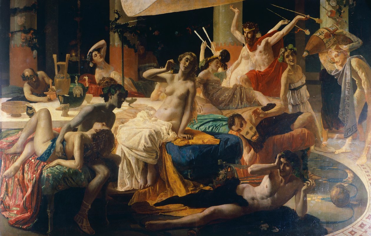 Les orgies de Messaline - Federico Faruffini