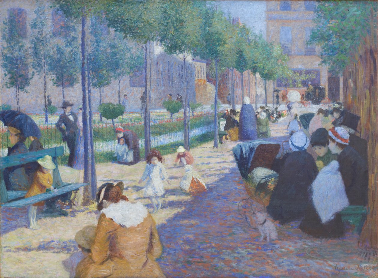 Vue de la place d