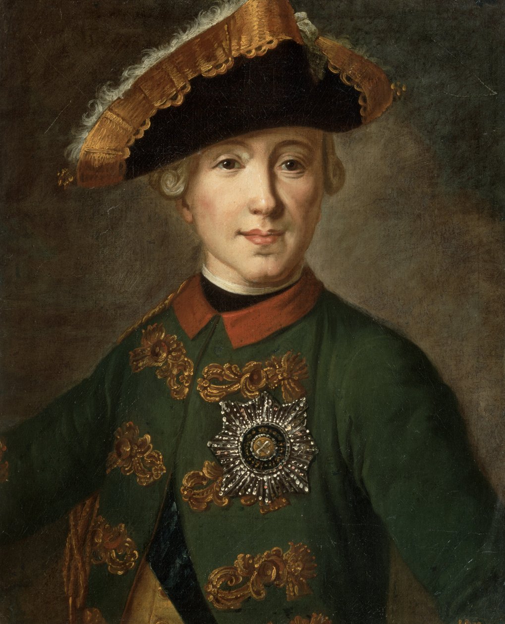 Portrait du Tsar Pierre III (1728-62) - Fedor Stepanovich Rokotov