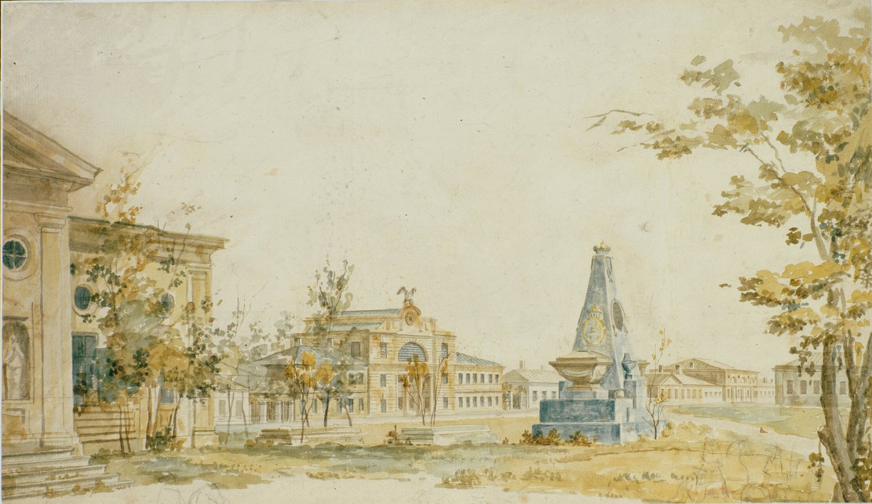 La place à Kherson, 1797 - Fedor Yakovlevich Alekseev
