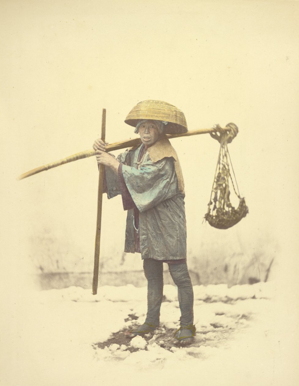 [Un travailleur sous contrat japonais] - Felice Beato